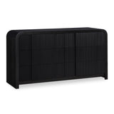 Fluted Dresser Black from Meridian - Luna Furniture