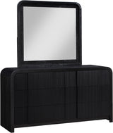 Fluted Dresser Black from Meridian - Luna Furniture