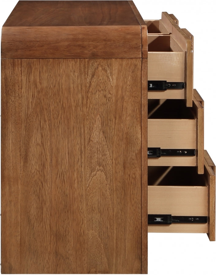 Fluted Dresser Brown from Meridian - Luna Furniture