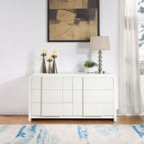 Fluted Dresser Cream from Meridian - Luna Furniture