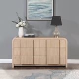 Fluted Dresser Natural from Meridian - Luna Furniture