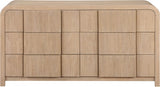 Fluted Dresser Natural from Meridian - Luna Furniture