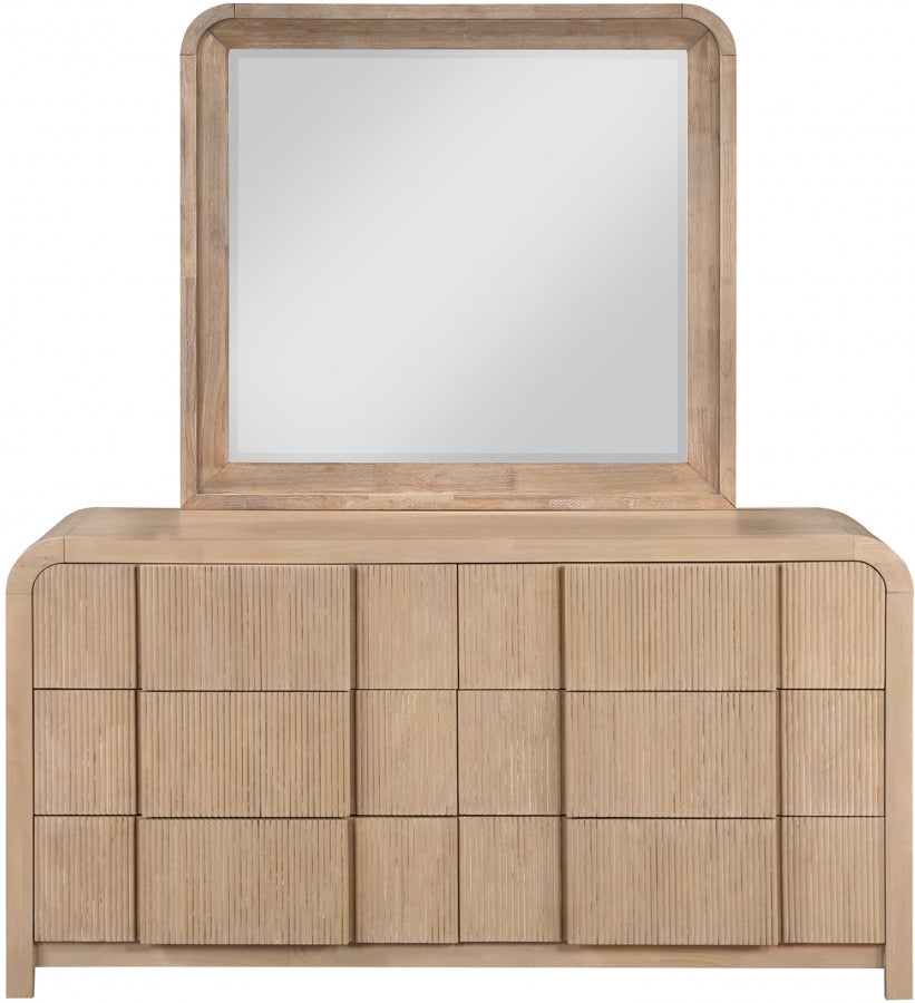 Fluted Dresser Natural from Meridian - Luna Furniture