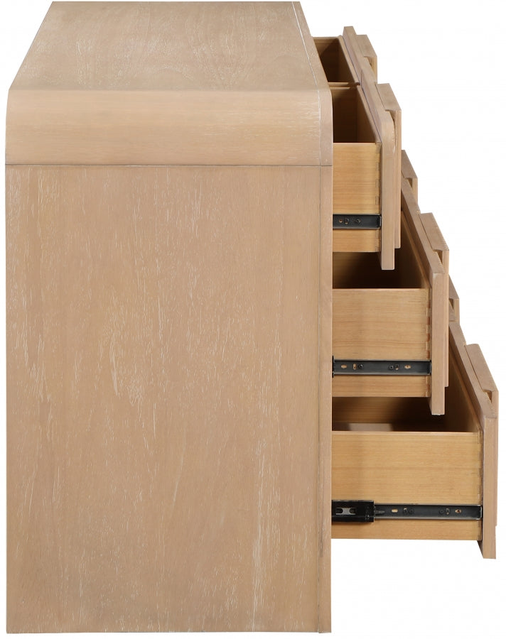 Fluted Dresser Natural from Meridian - Luna Furniture