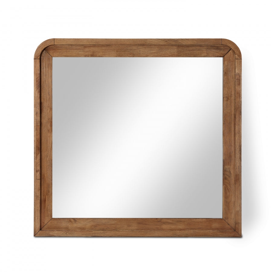 Fluted Mirrors Brown from Meridian - Luna Furniture