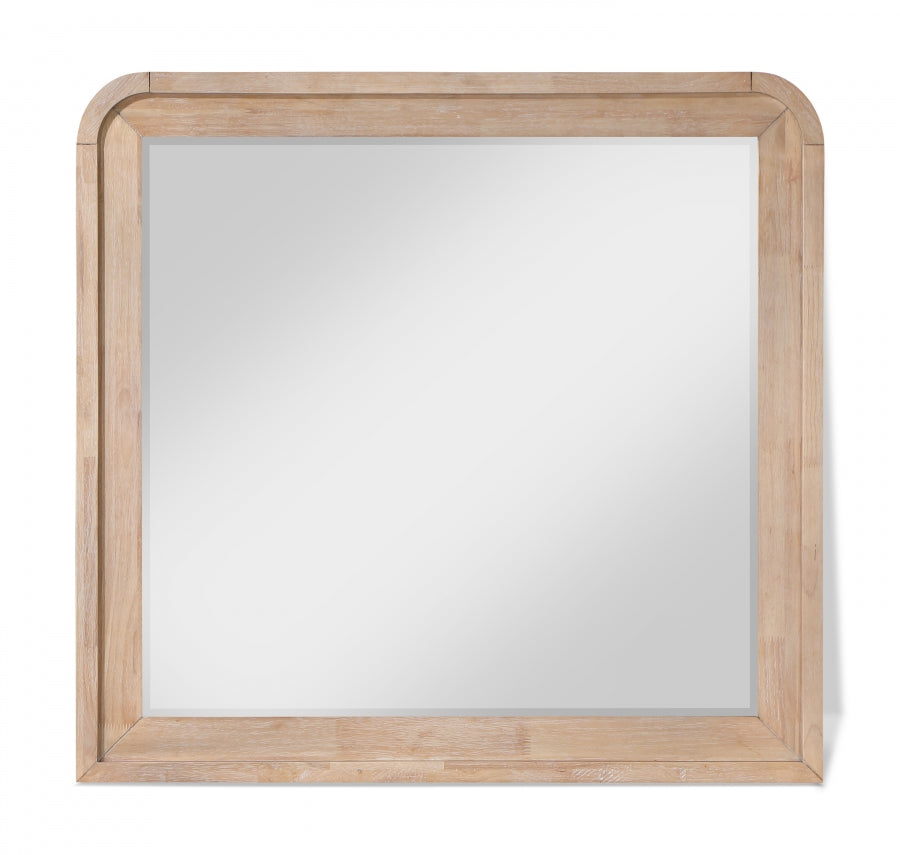 Fluted Mirrors Natural from Meridian - Luna Furniture