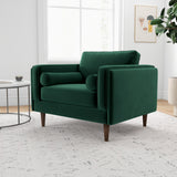 Fordham Lounge Chair (Green Velvet) - MDM01812 - Luna Furniture