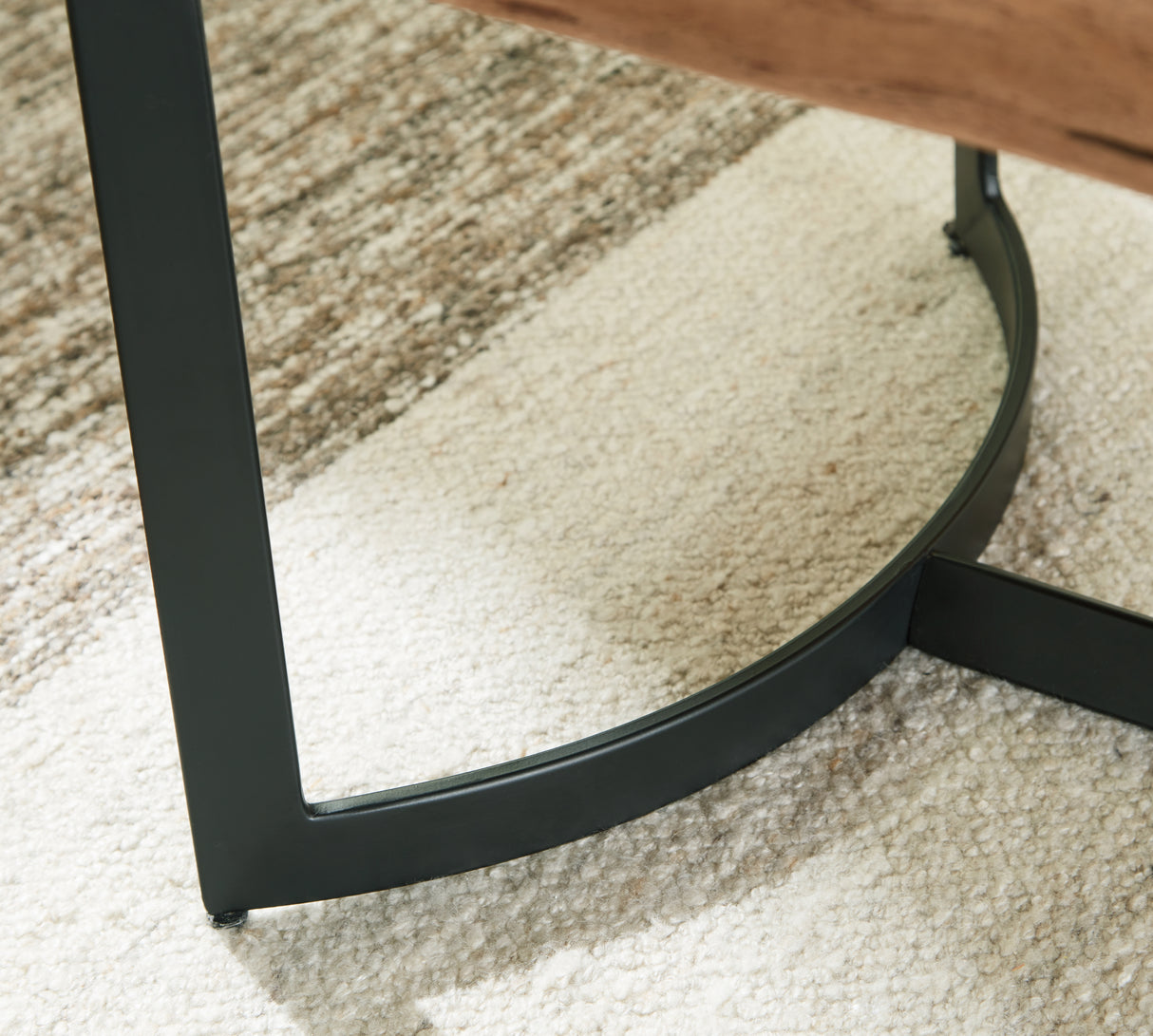 Fortmaine Brown/Black End Table - T872-3 - Luna Furniture