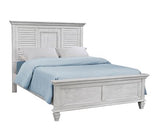 Franco Queen Panel Bed Antique White from Coaster - Luna Furniture