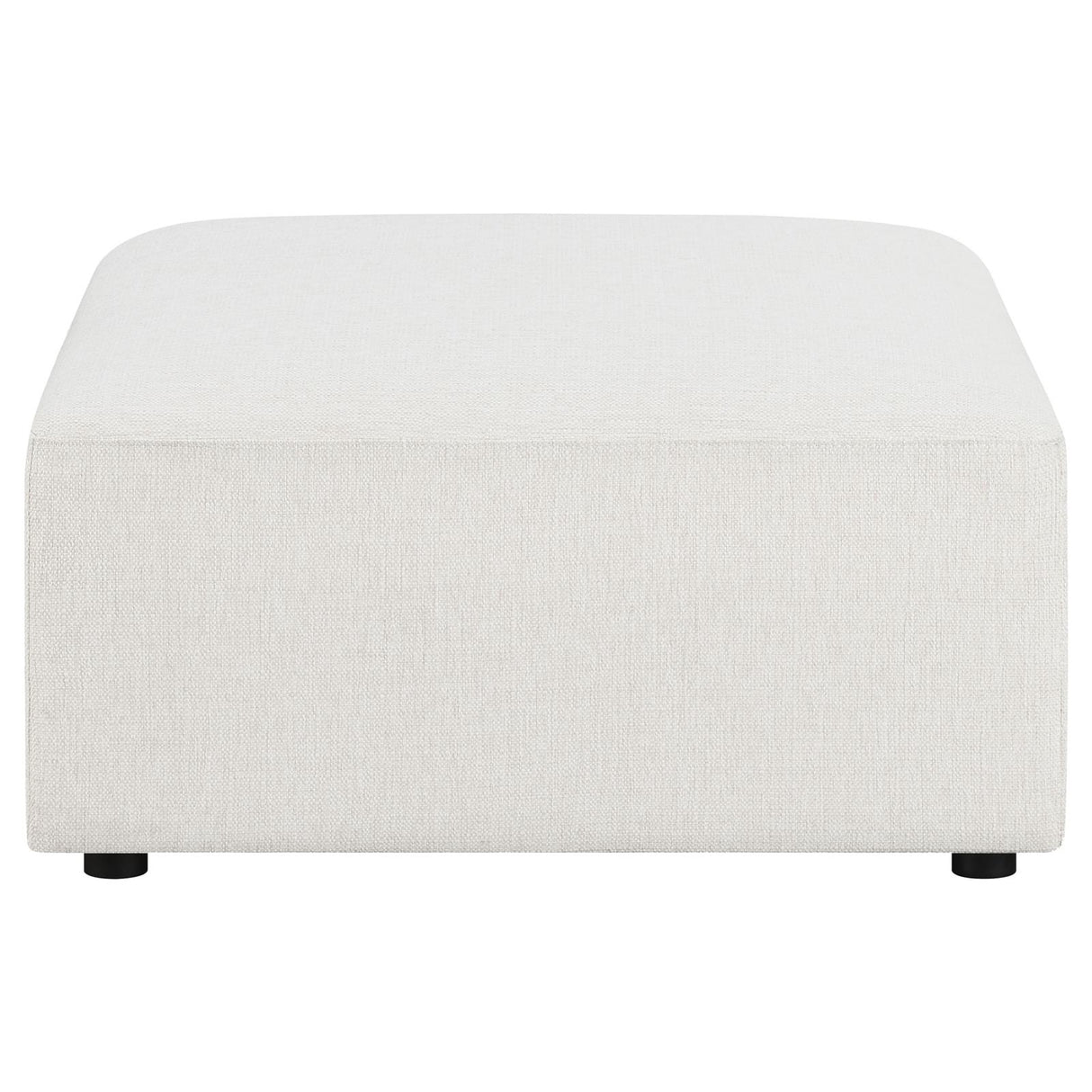 Freddie Upholstered Square Ottoman Pearl from Coaster - Luna Furniture