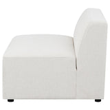 Freddie Pearl Upholstered Tight Back Armless Chair from Coaster - Luna Furniture