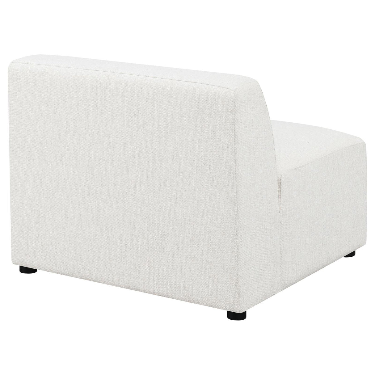 Freddie Pearl Upholstered Tight Back Armless Chair from Coaster - Luna Furniture