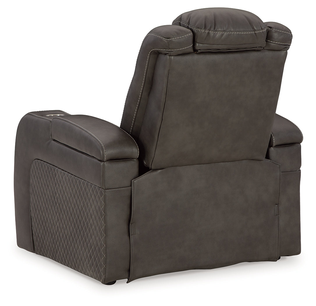 Fyne-Dyme Shadow Power Recliner - 3660213 - Luna Furniture