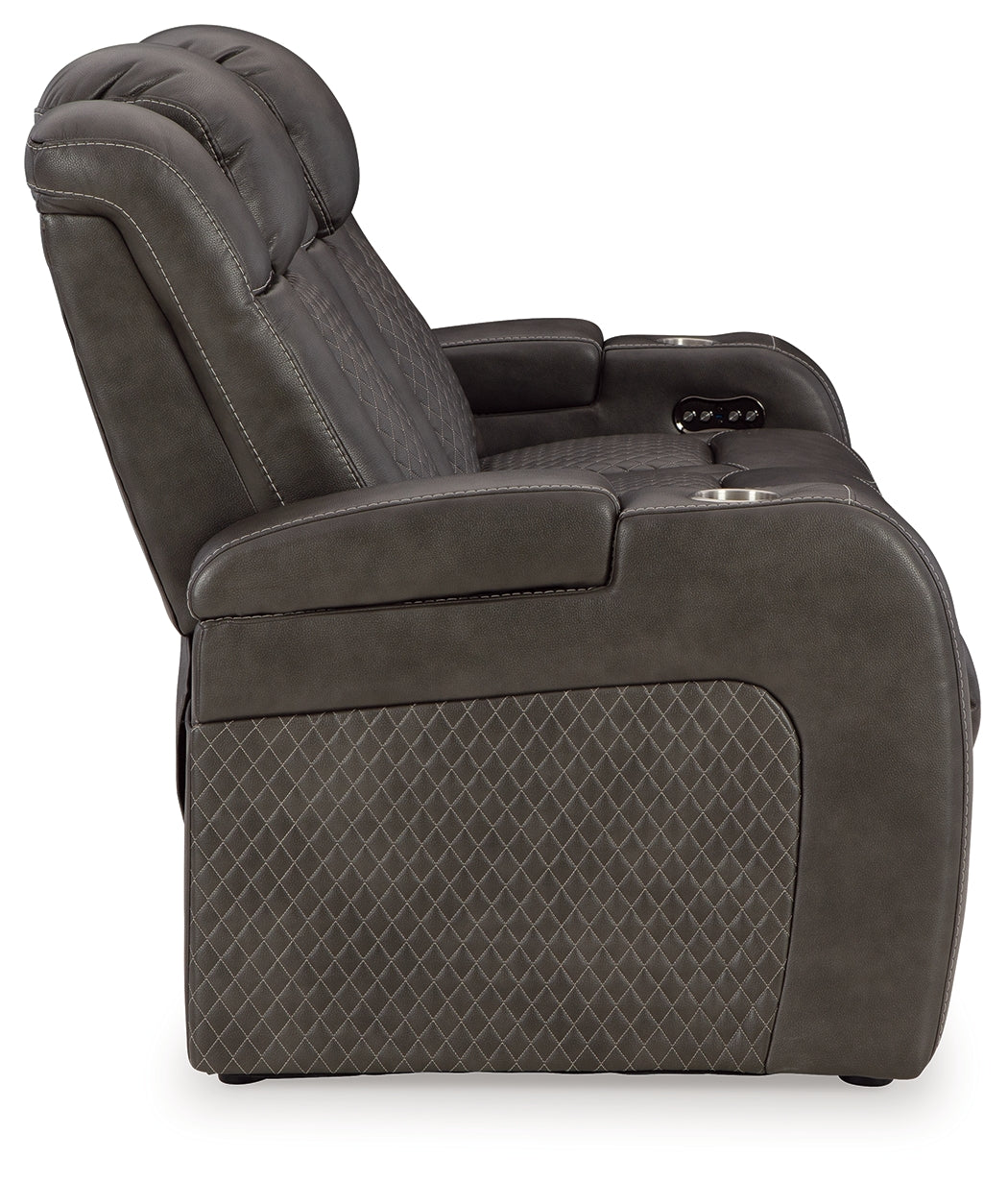 Fyne-Dyme Shadow Power Reclining Sofa - 3660215 - Luna Furniture