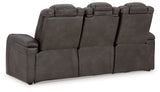 Fyne-Dyme Shadow Power Reclining Sofa - 3660215 - Luna Furniture