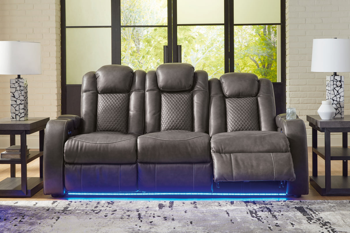 Fyne-Dyme Shadow Power Reclining Sofa - 3660215 - Luna Furniture