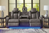 Fyne-Dyme Shadow Power Reclining Sofa - 3660215 - Luna Furniture