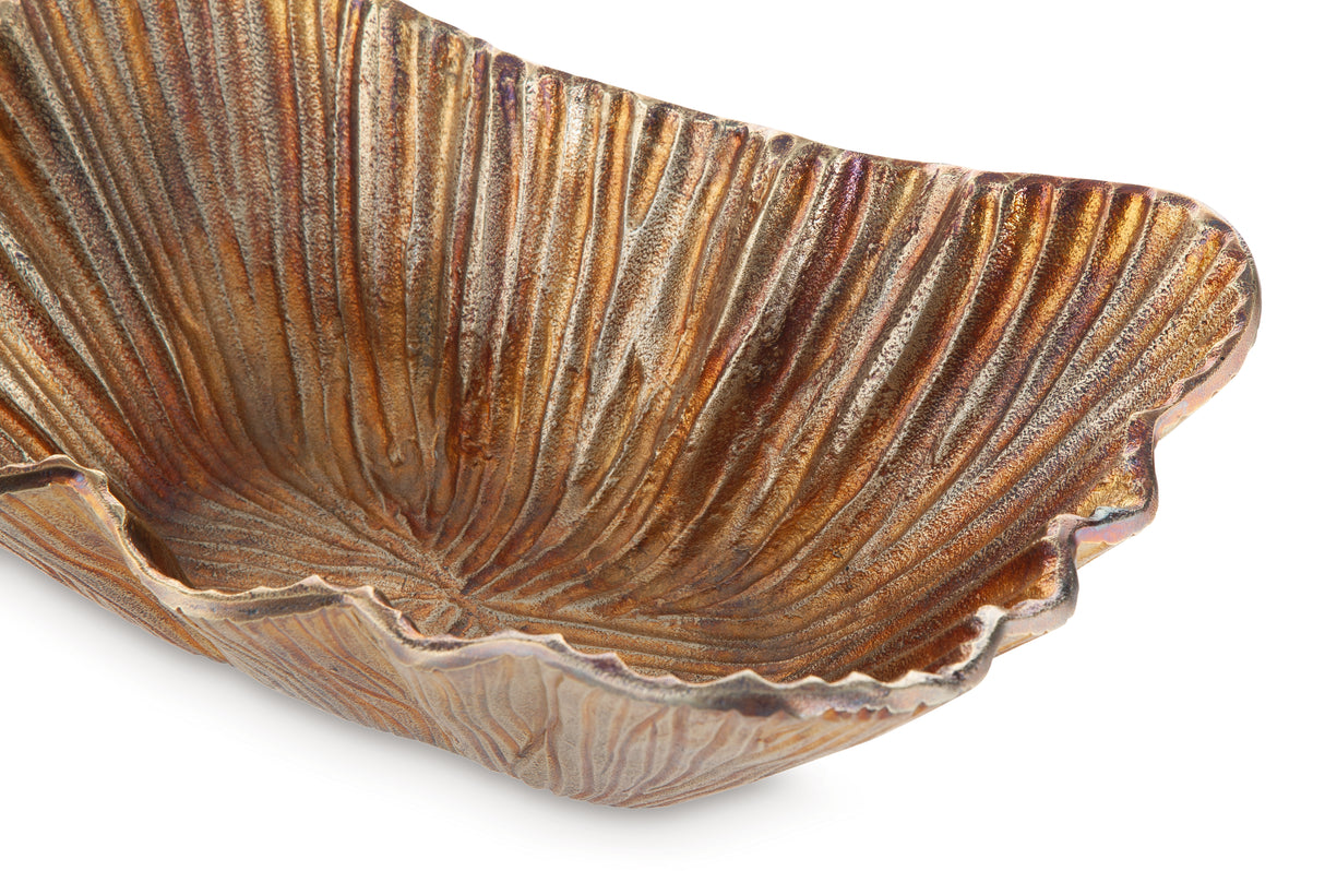 Gabbievale Antique Gold Finish Bowl - A2000595 - Luna Furniture