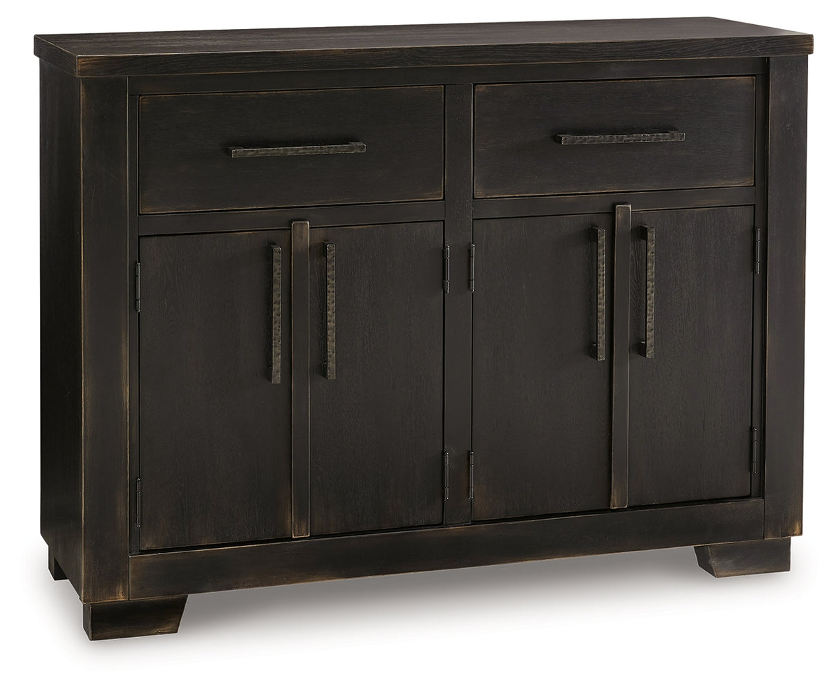 Galliden Black Dining Buffet from Ashley - Luna Furniture