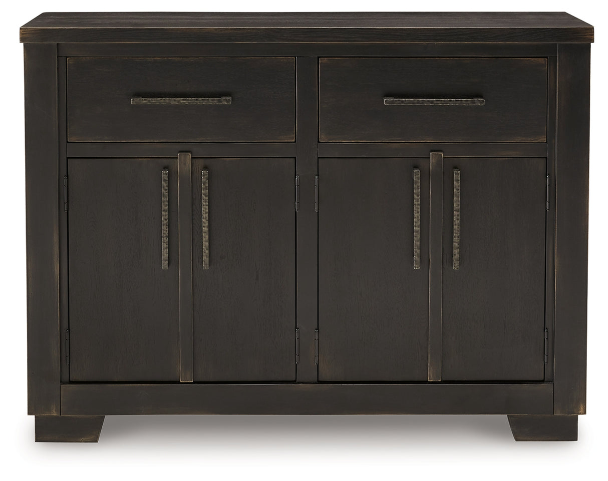 Galliden Black Dining Buffet from Ashley - Luna Furniture