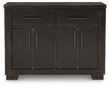 Galliden Black Dining Buffet from Ashley - Luna Furniture