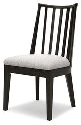 Galliden Black Dining Chair, Set of 2 from Ashley - Luna Furniture