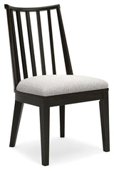 Galliden Black Dining Chair, Set of 2 from Ashley - Luna Furniture