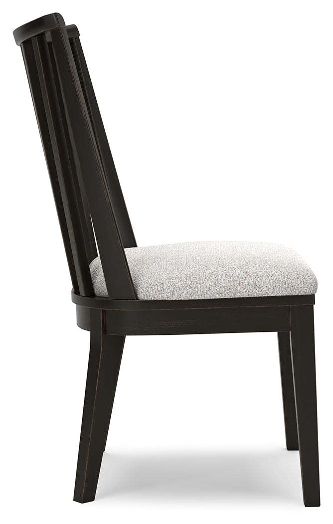 Galliden Black Dining Chair, Set of 2 from Ashley - Luna Furniture