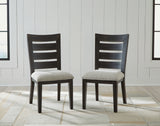 Galliden Black Dining Chair, Set of 2 from Ashley - Luna Furniture