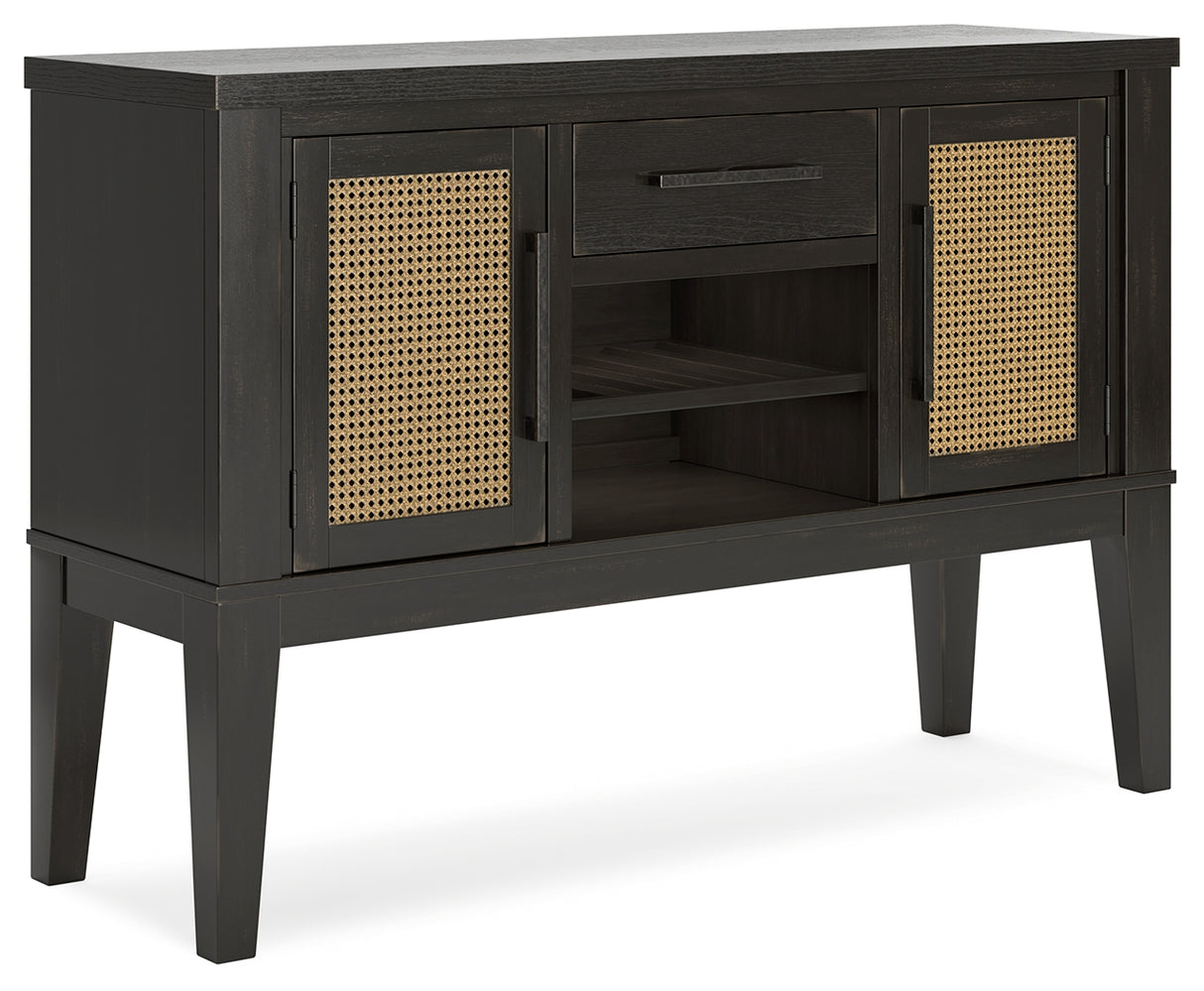 Galliden Black Dining Server - D841-60 - Luna Furniture