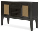 Galliden Black Dining Server - D841-60 - Luna Furniture