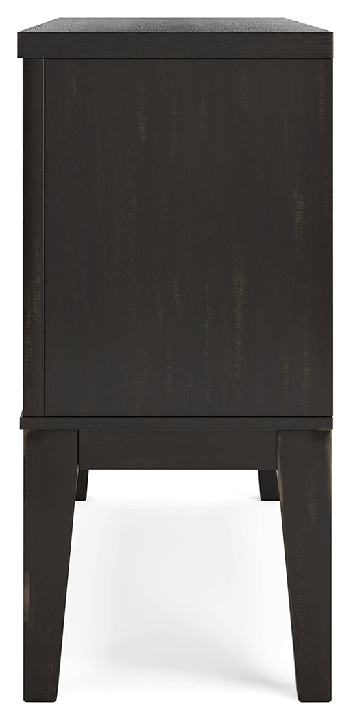 Galliden Black Dining Server - D841-60 - Luna Furniture