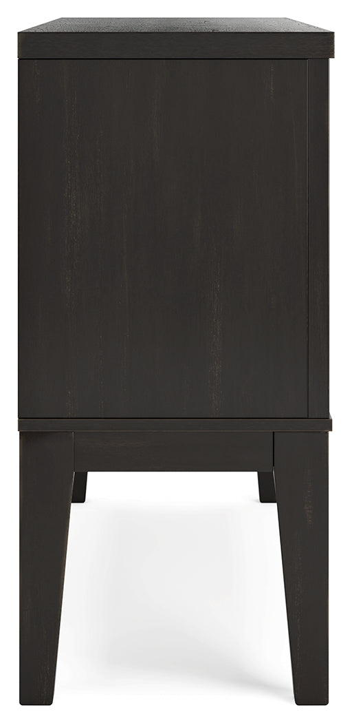 Galliden Black Dining Server - D841-60 - Luna Furniture