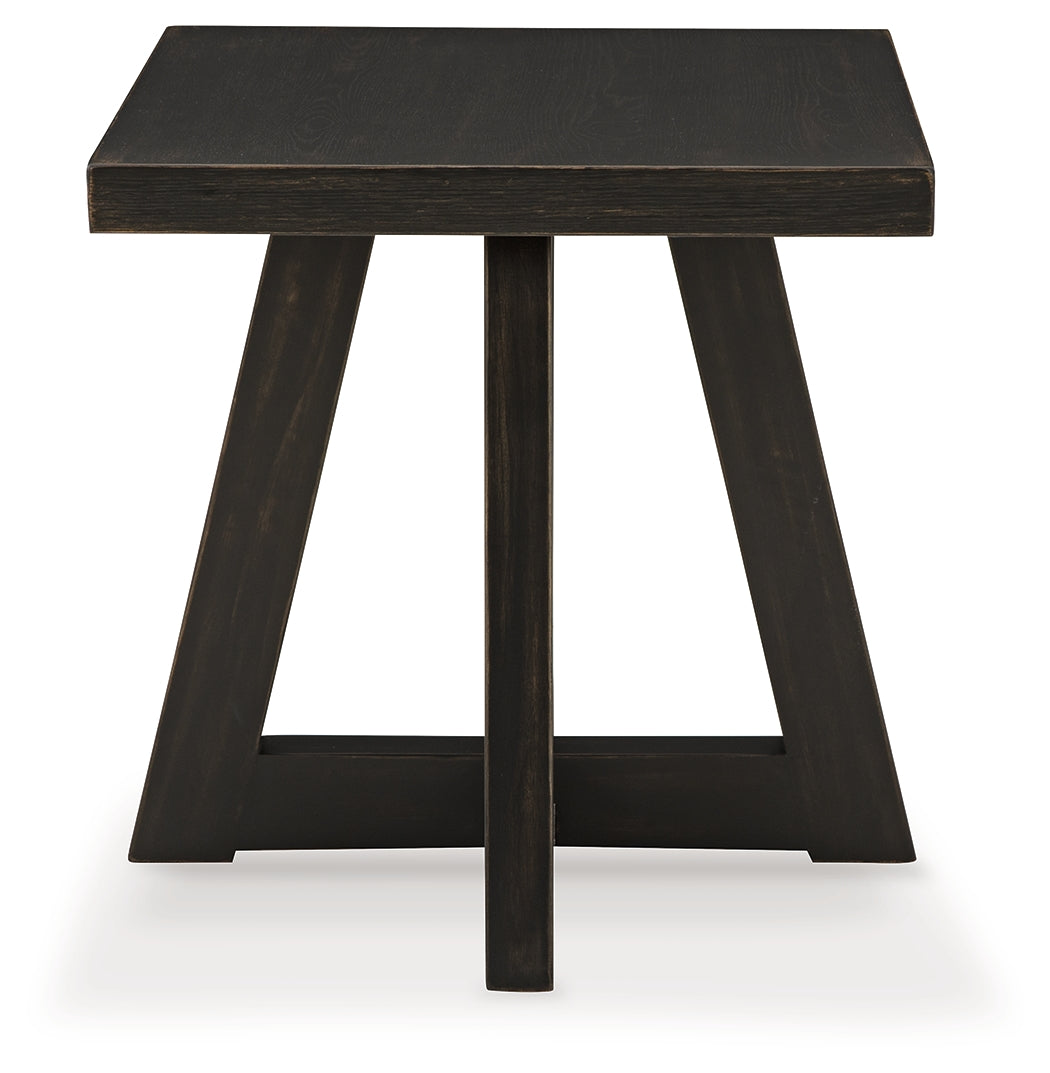 Galliden Black End Table - T841-2 - Luna Furniture