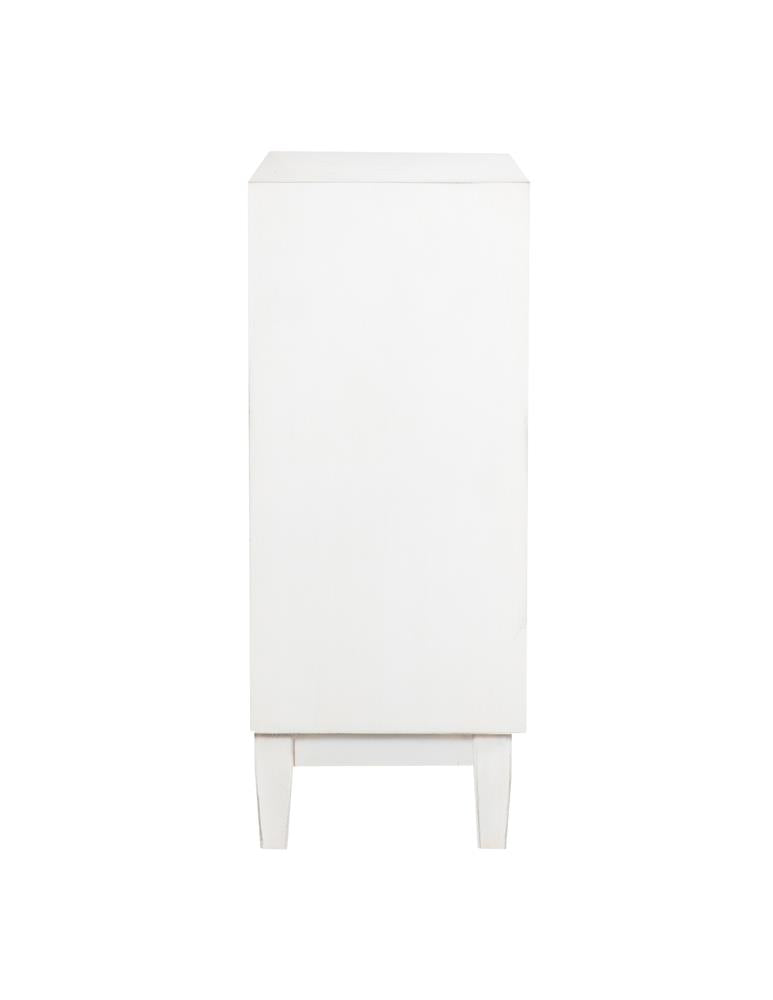 Gambon White Rectangular 2-Door Accent Cabinet from Coaster - Luna Furniture