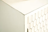 Gambon White Rectangular 2-Door Accent Cabinet from Coaster - Luna Furniture