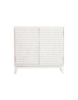 Gambon White Rectangular 2-Door Accent Cabinet from Coaster - Luna Furniture