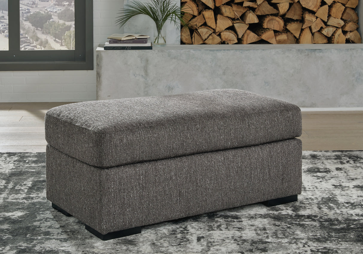 Gardiner Pewter Ottoman - 5240414 - Luna Furniture