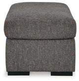 Gardiner Pewter Ottoman - 5240414 - Luna Furniture