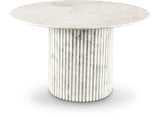 Genoa Dining Table White from Meridian - Luna Furniture