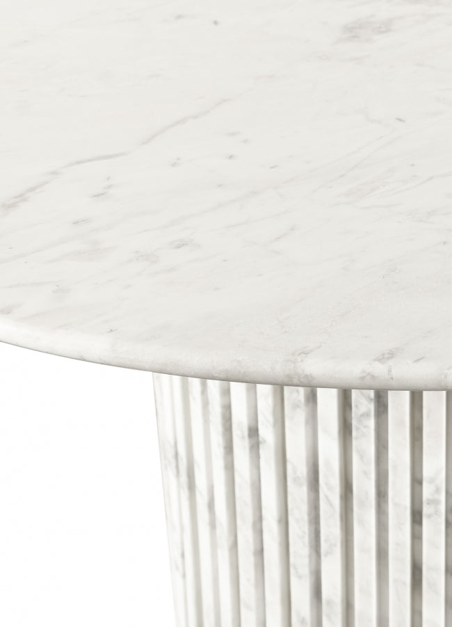 Genoa Dining Table White from Meridian - Luna Furniture