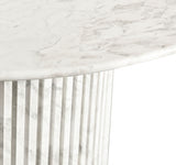 Genoa Dining Table White from Meridian - Luna Furniture