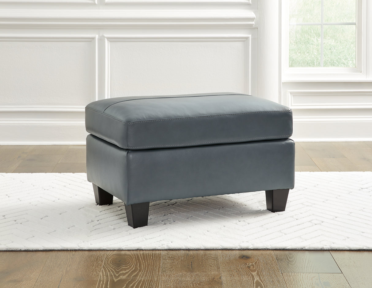 Genoa Steel Ottoman - 4770514 - Luna Furniture