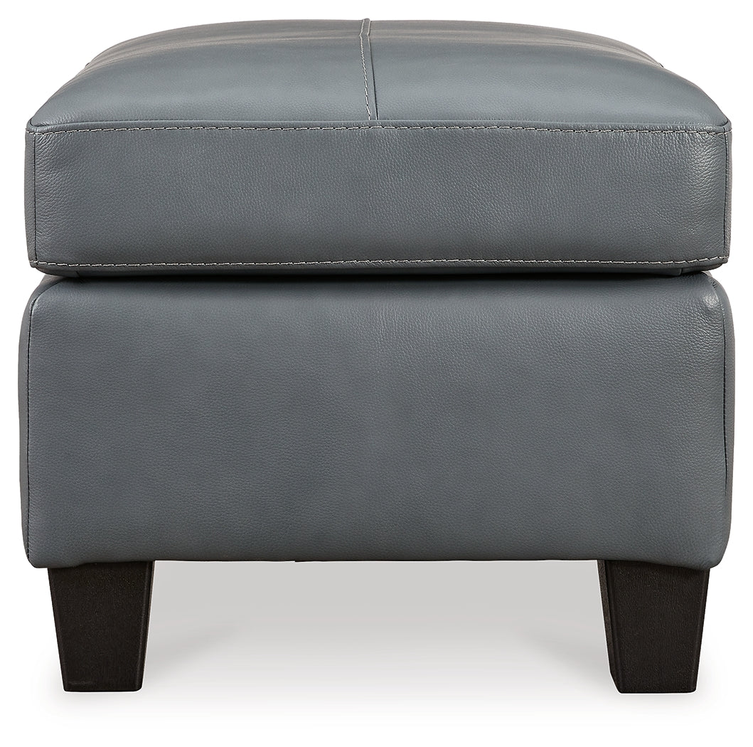 Genoa Steel Ottoman - 4770514 - Luna Furniture