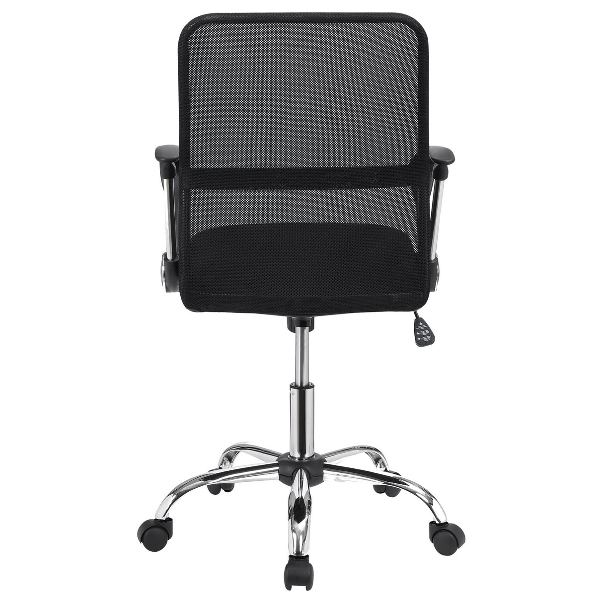 Gerta Black/Chrome Office Chair with Mesh Backrest from Coaster - Luna Furniture