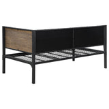 Getler Weathered Chestnut/Black Daybed from Coaster - Luna Furniture