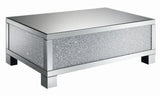 Gillian Clear Mirror Rectangular Coffee Table from Coaster - Luna Furniture