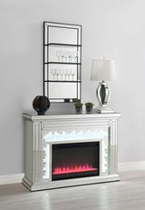 Gilmore Rectangular Freestanding Fireplace Mirror from Coaster - Luna Furniture