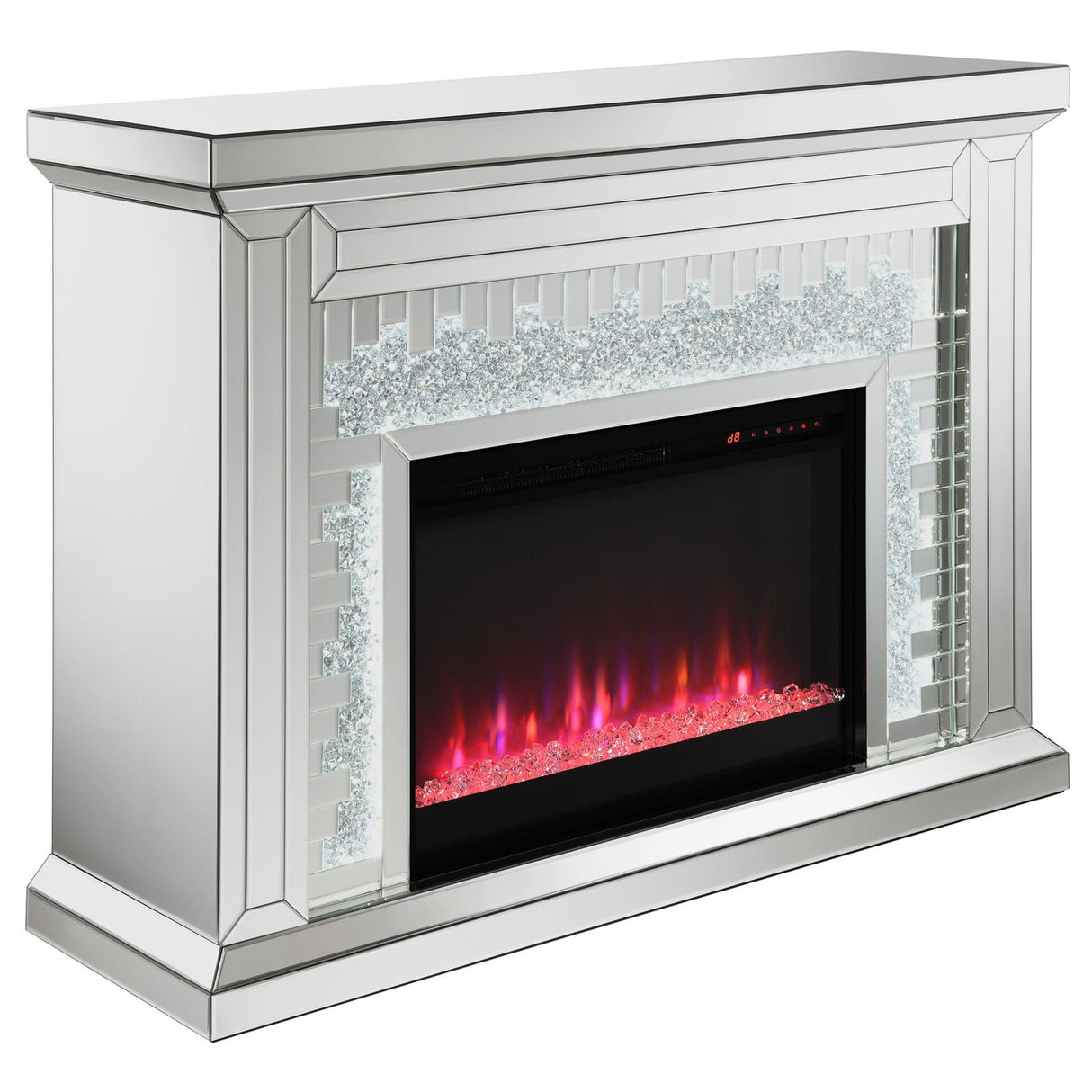 Gilmore Rectangular Freestanding Fireplace Mirror from Coaster - Luna Furniture