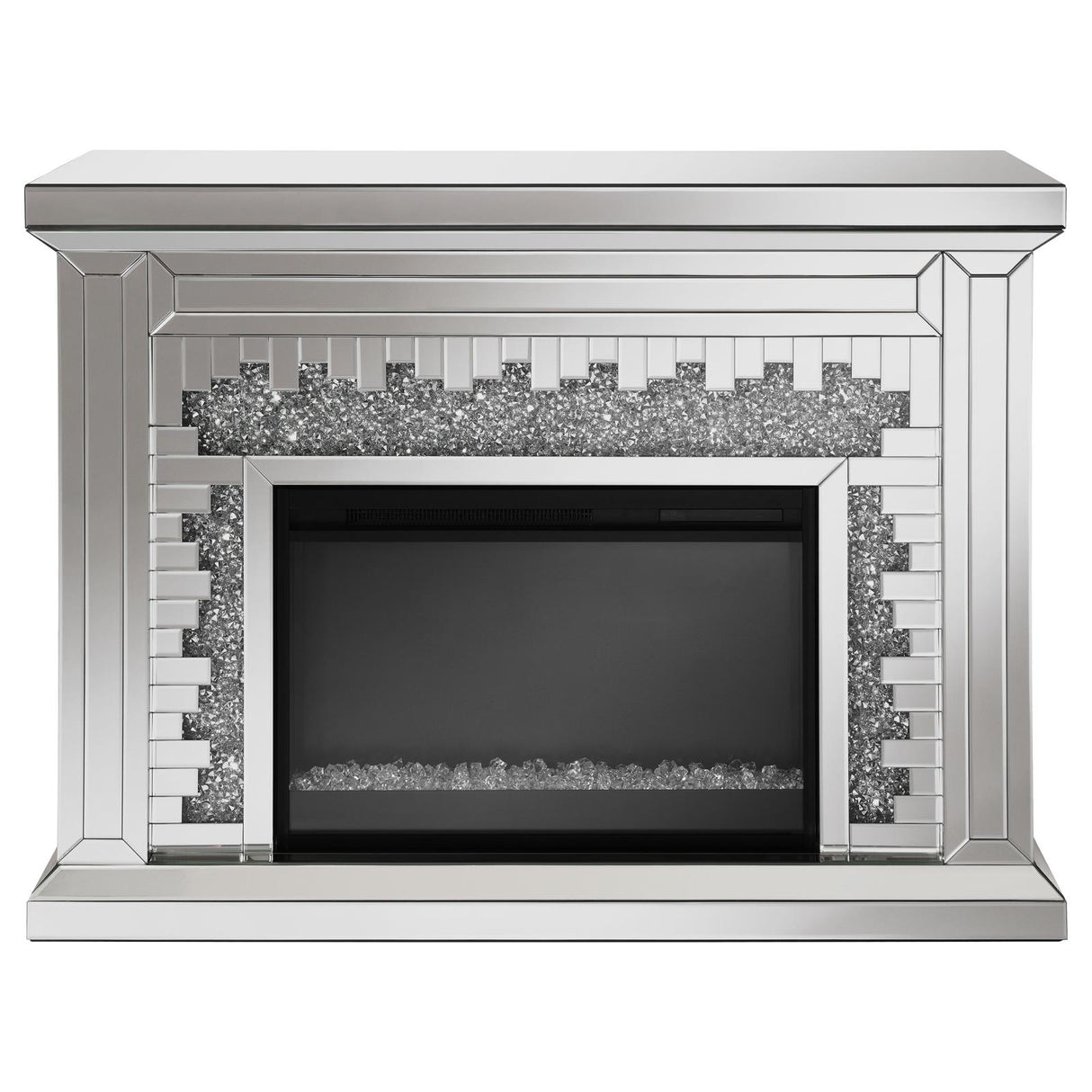 Gilmore Rectangular Freestanding Fireplace Mirror from Coaster - Luna Furniture